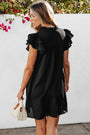 Ruffle Sleeve Shift Dress Florida Girl Fashion Boutique