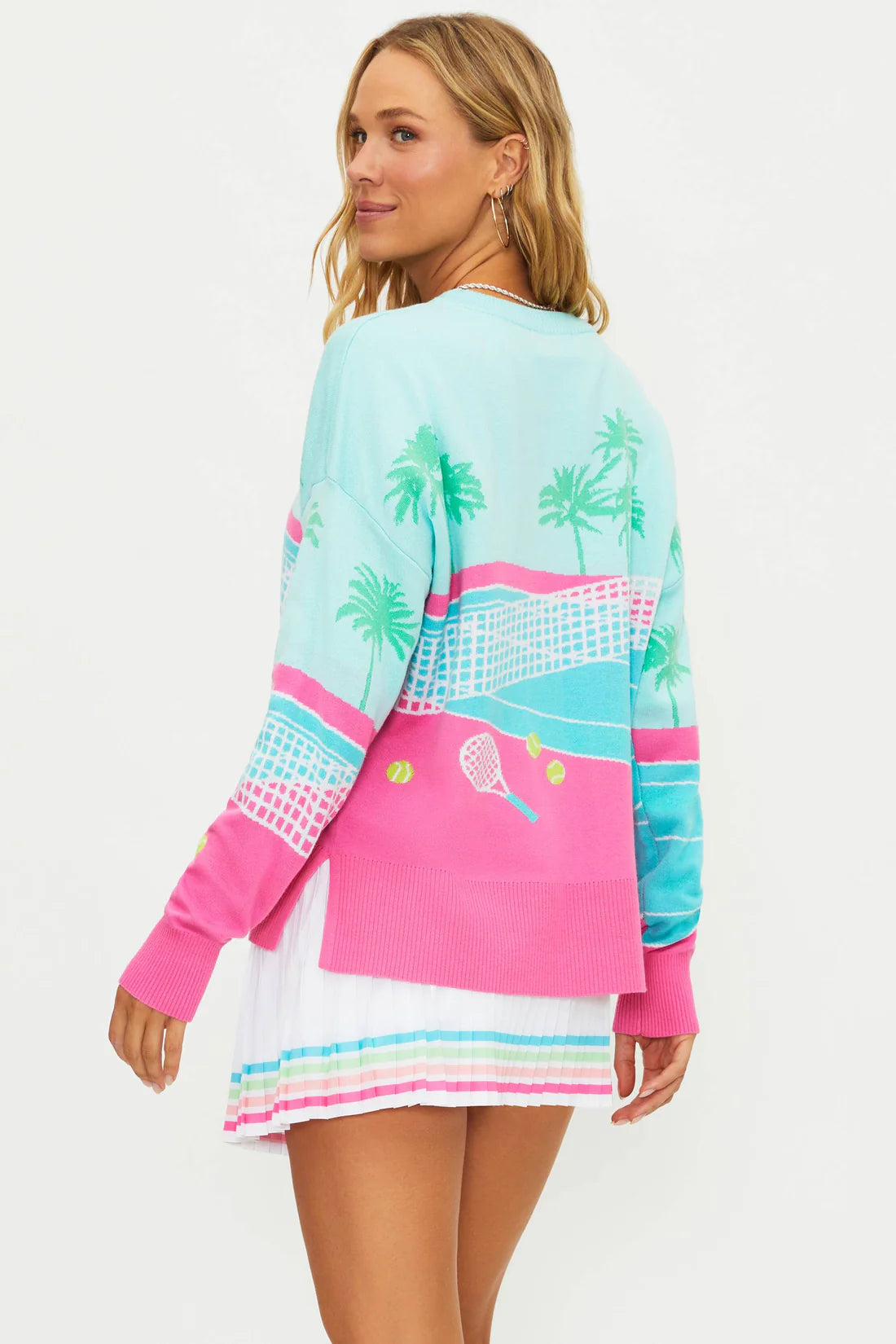 Beach Riot Callie Sweater Hibiscus Cove Court