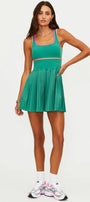Beach Riot Antonia Dress Rally Green Colorblock