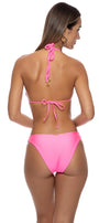 Luli Fama COSITA BUENA - Moderate Bottom — Neon Pink Shiny