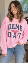 Pink "Game Day" Graphic Sweatshirt