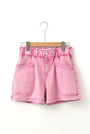 Strawberry Pink High Waisted Denim Florida Girl Fashion Boutique