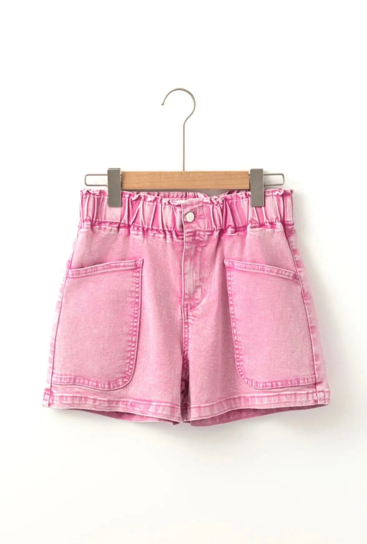 Strawberry Pink High Waisted Denim Florida Girl Fashion Boutique