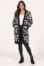 Leopard Sherpa Cardigan