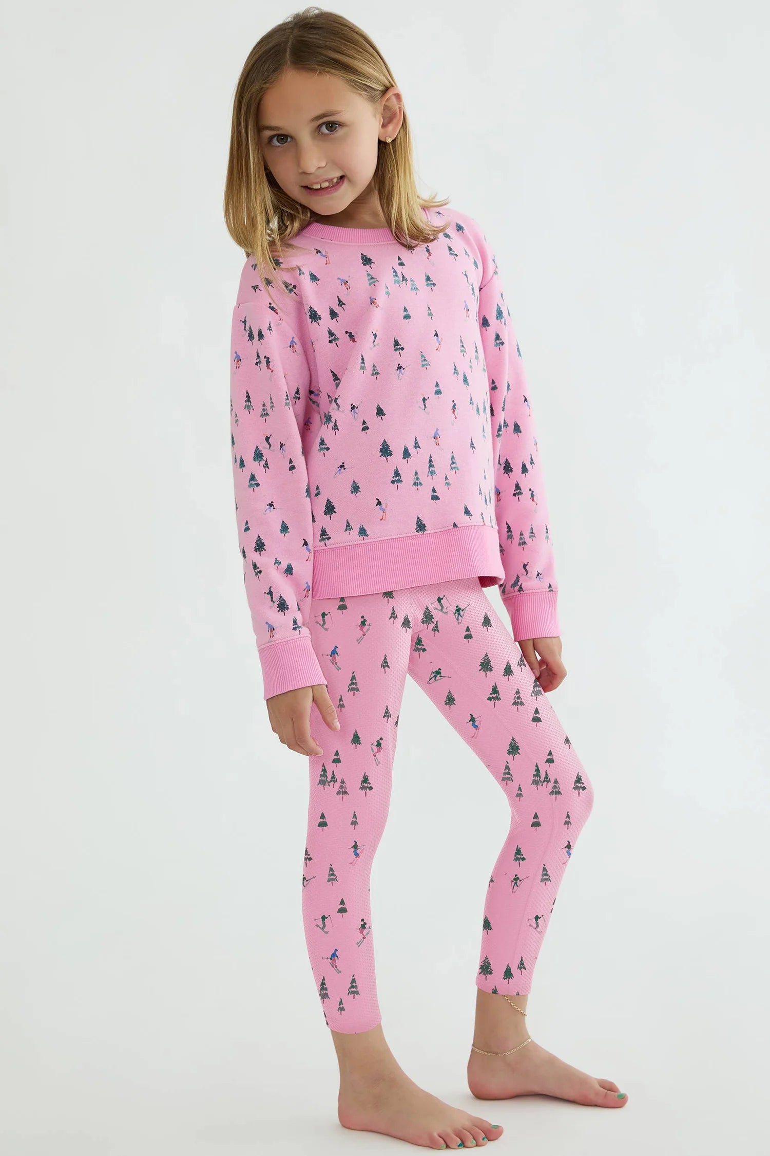 Beach Riot Little Peppa Legging Ski Patrol Waffle