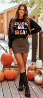 "Trick or Treat" Graphic Sweatshirt Florida Girl Fashion Boutique