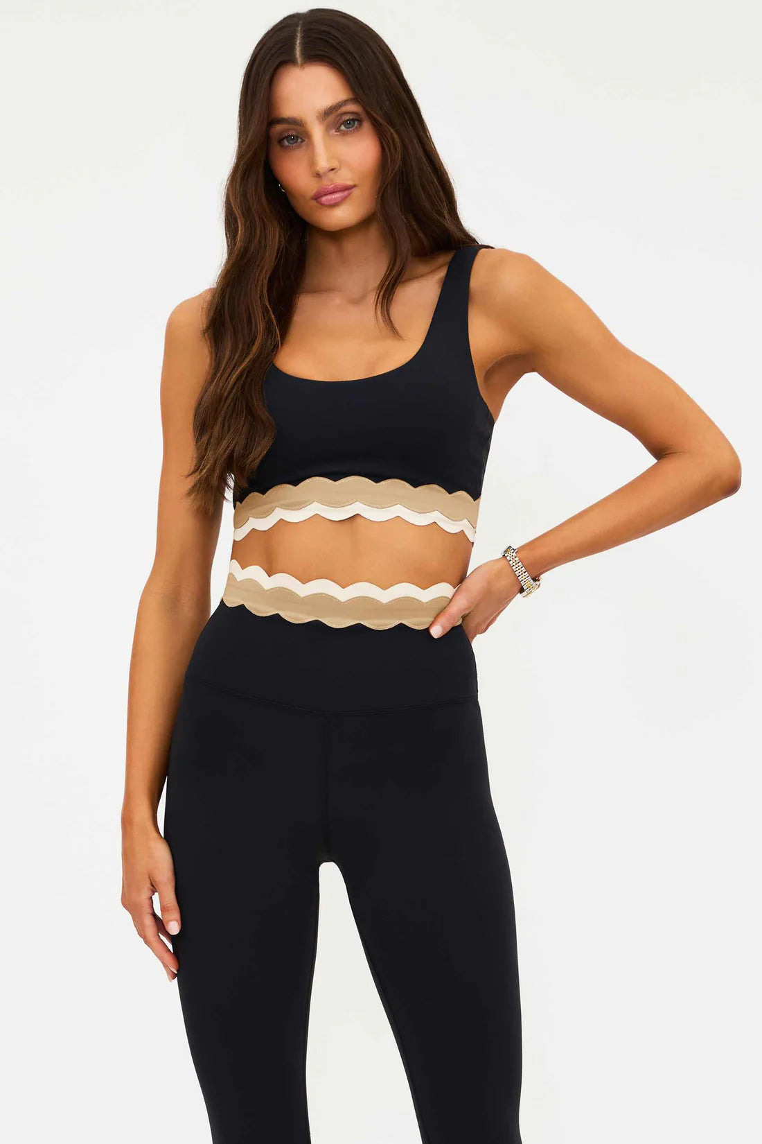 Beach Riot Marin Top Mystic Colorblock Matte