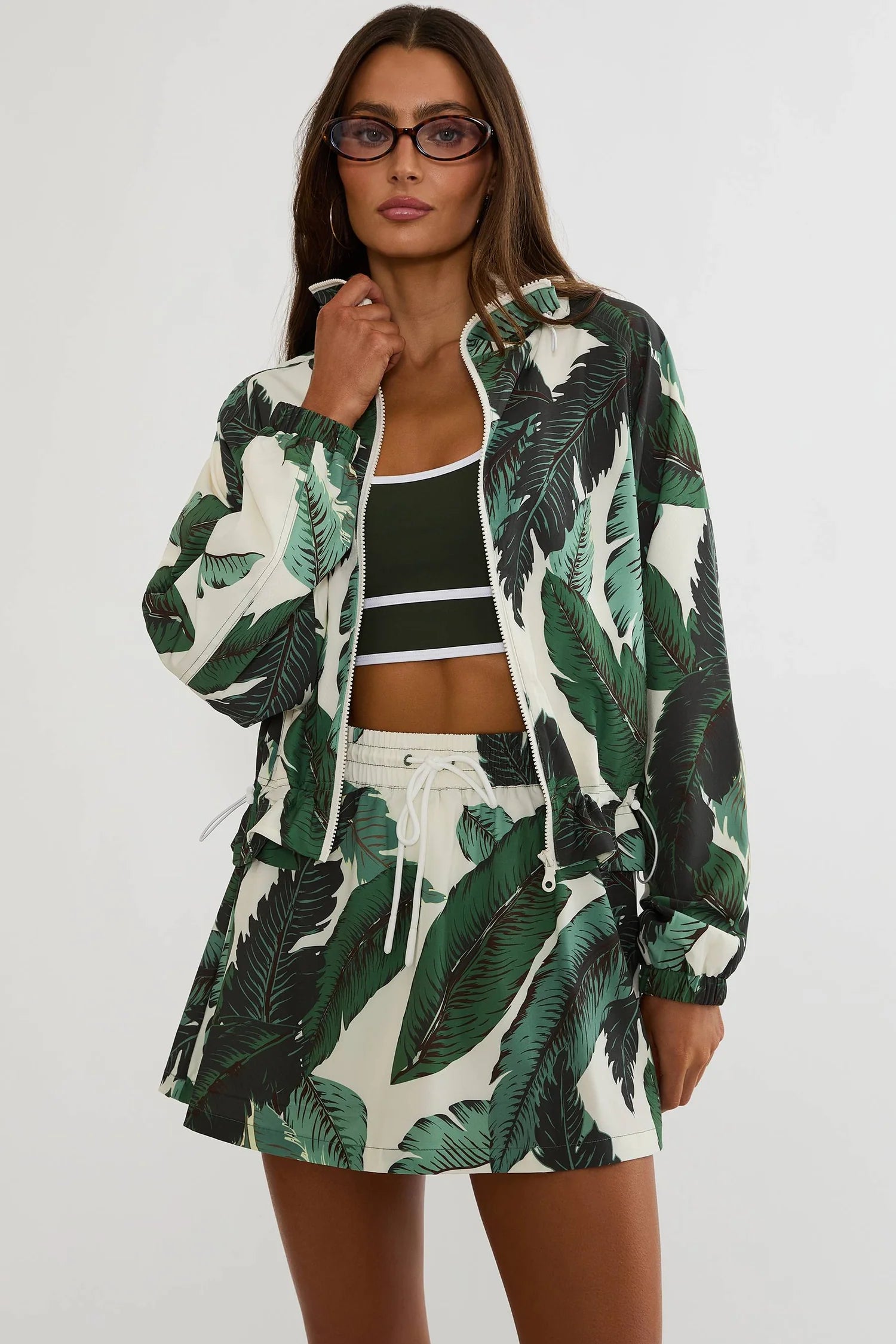 Beach Riot Casen Jacket Banana Palms