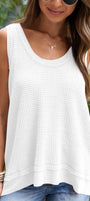 Coastal Breeze Waffle Tank