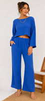 Cobalt Blue Two-Piece Set