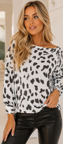 Leopard Crew Neck Sweater