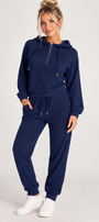 Knit Hoodie and Jogger Set