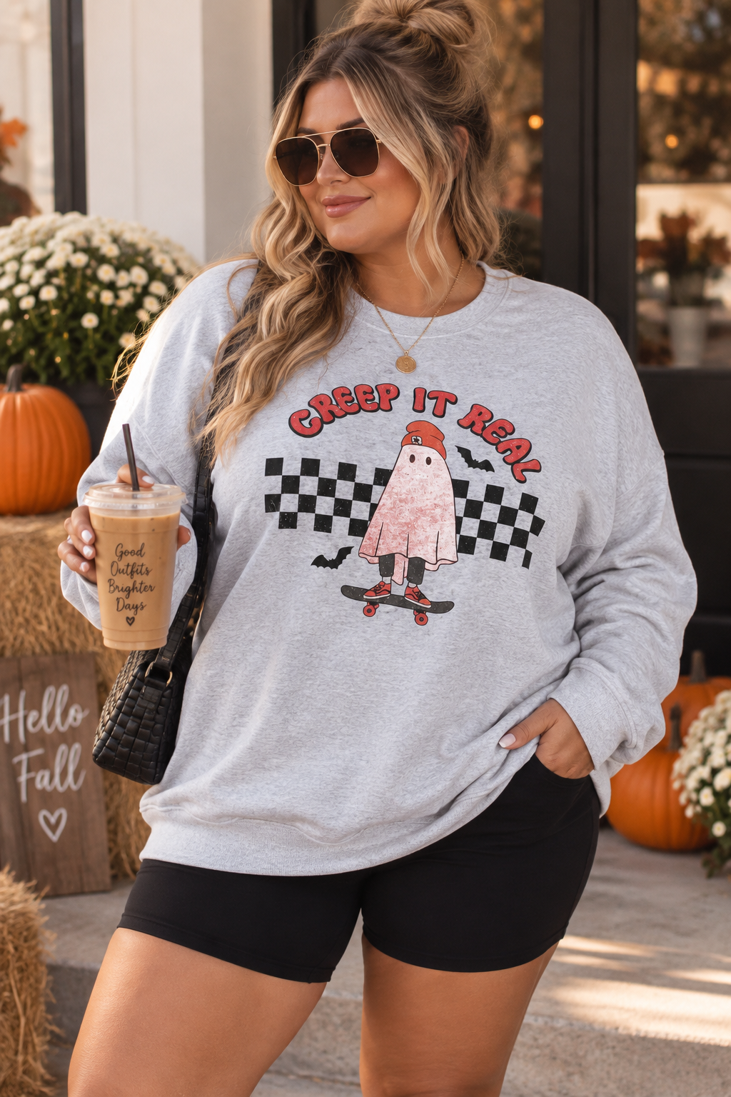 "Creep it Real" Graphic Sweatshirt