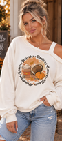 Fall Favorites Off-Shoulder Sweatshirt