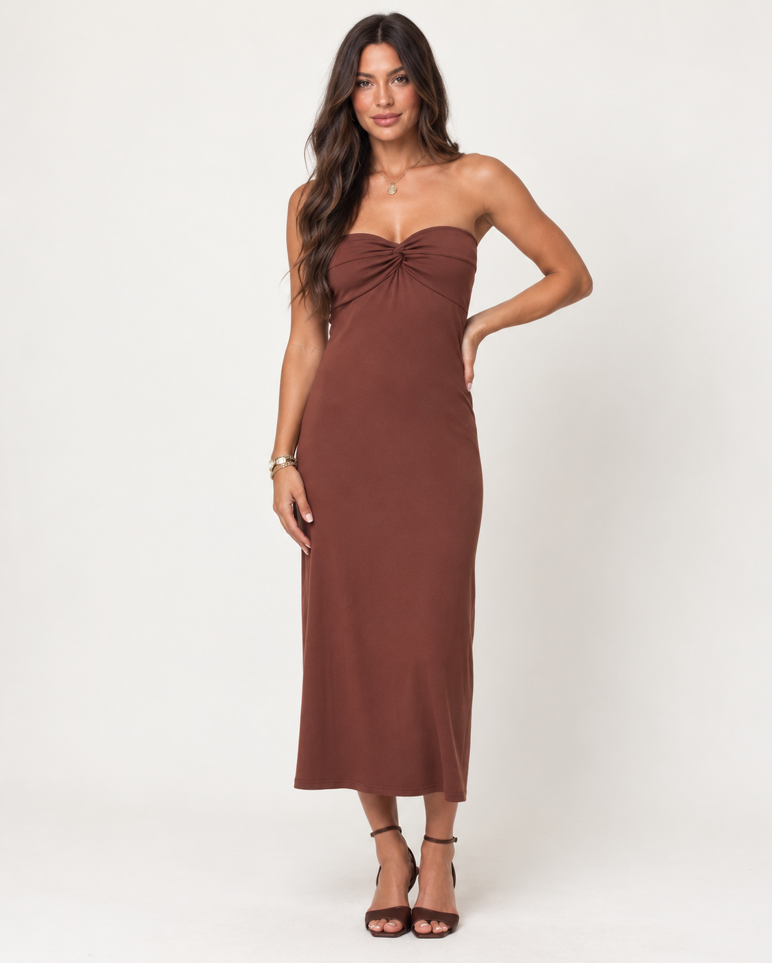 LSPACE Lisette Dress - Cafe