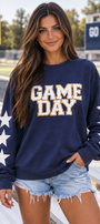 Game Day Star Sleeve Sweatshirt