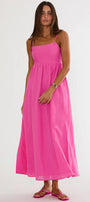 Beach Riot Valory Maxi Dress Peony Pink
