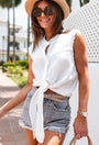 Riviera Breeze Sleeveless Top Florida Girl Fashion Boutique