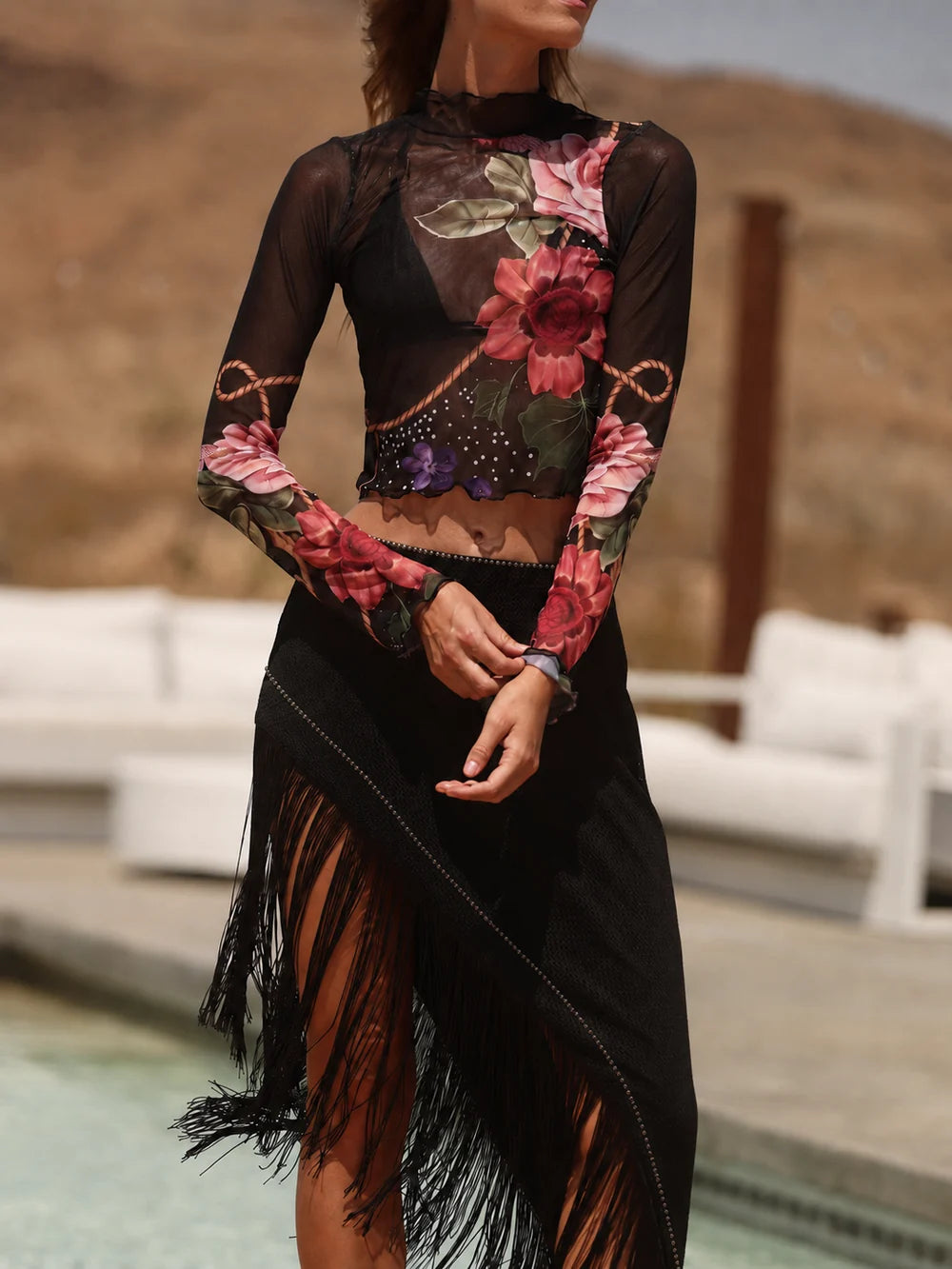 Ola Azul BROOK ASH SKIRT (SEACOAST)