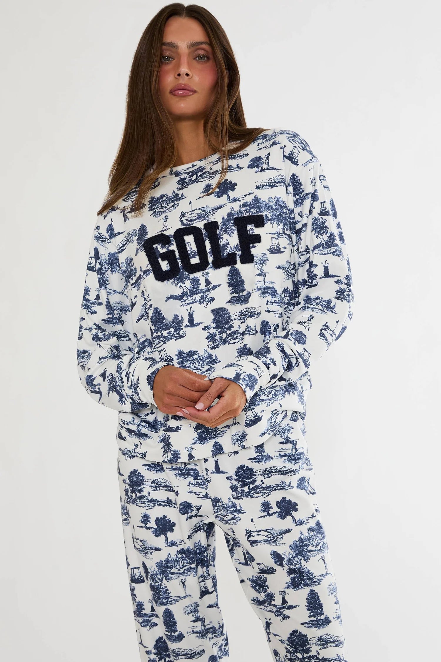Beach Riot Cassia Top Evening Golf Toile