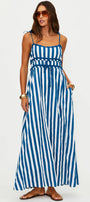 Beach Riot Levie Maxi Dress Twilight Tides Stripes
