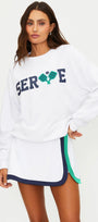 Beach Riot Devyn Oversized Sweatshirt Serve
