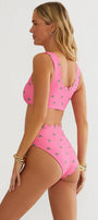 Beach Riot Nessa Bottom Flamingo Fronds Waffle
