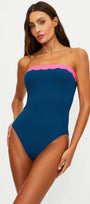 Beach Riot Josy One Piece Seashell Isle Colorblock