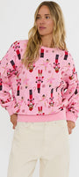 Beach Riot Devyn Oversized Sweatshirt Pirouette Pink