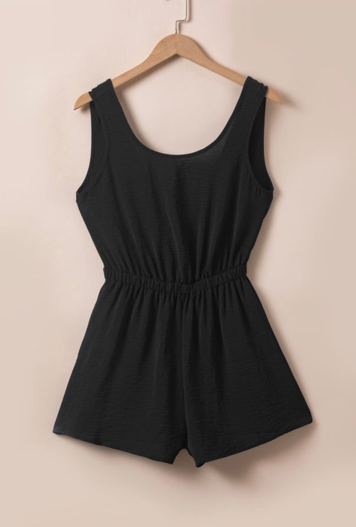 Midnight Tie-Back Romper