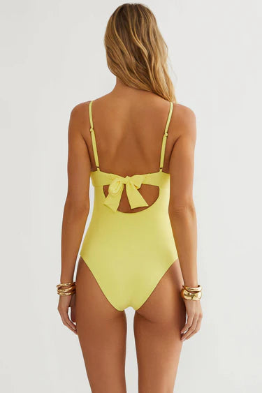 Beach Riot Lindy One Piece Butter Blossom