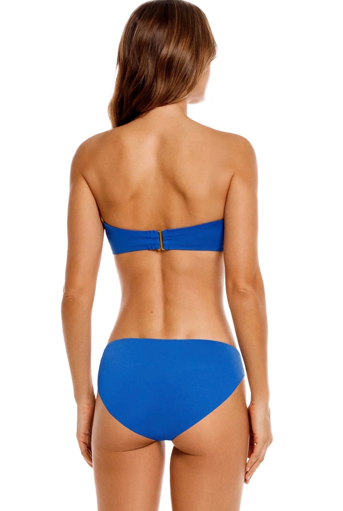 Ola Azul SELMA BLUE BIKINI BOTTOM (FULL COVERAGE)