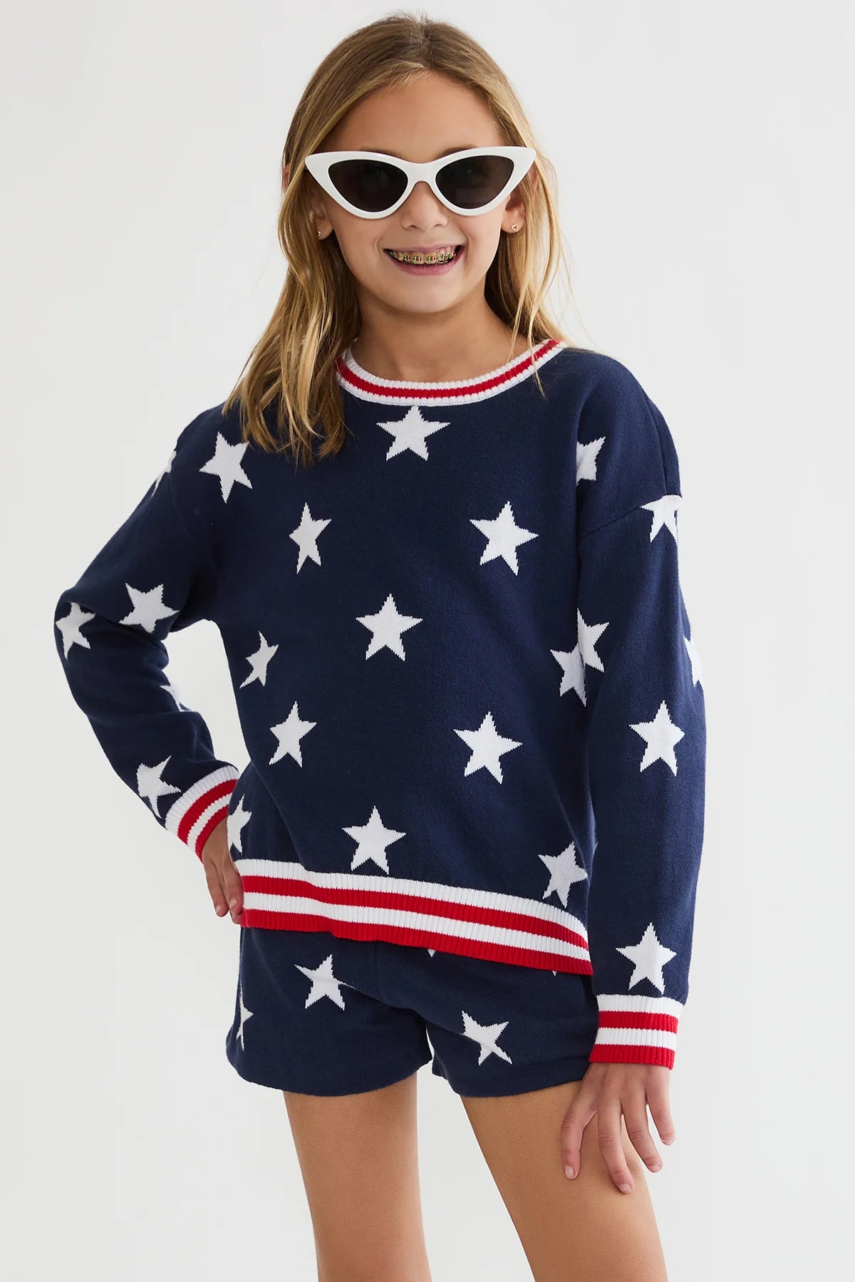 Beach Riot Little Callie Sweater Twilight Stars