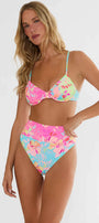 Beach Riot Camilla Top Bloom Lagoon