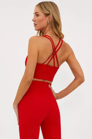 Beach Riot Azalea Top Merry Red Waffle Florida Girl Fashion Boutique