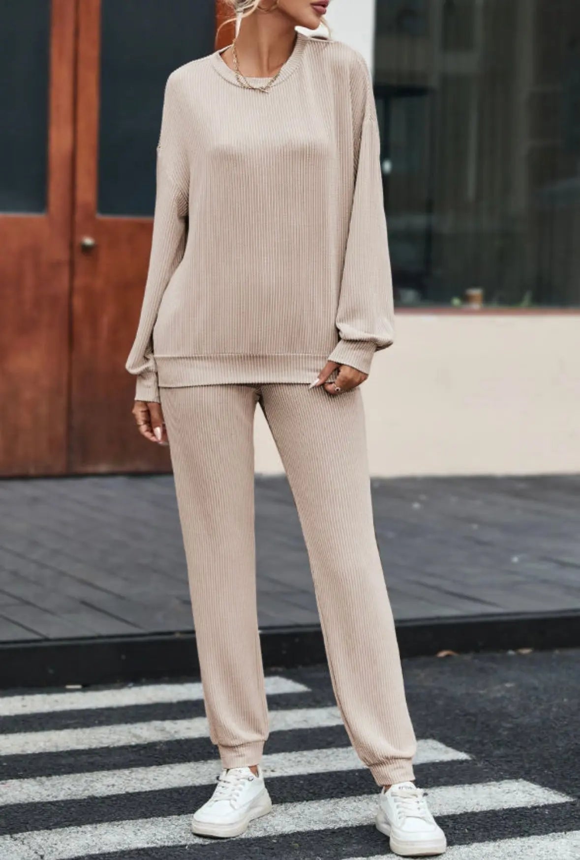 Khaki Corded Pant Set Florida Girl Fashion Boutique
