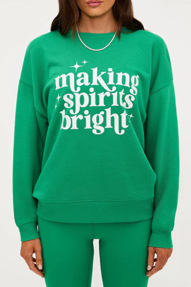 Beach Riot Devyn Oversized Sweatshirt Frosted Fir