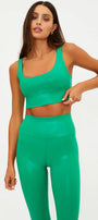 Beach Riot Leah Top Frosted Fir Shine