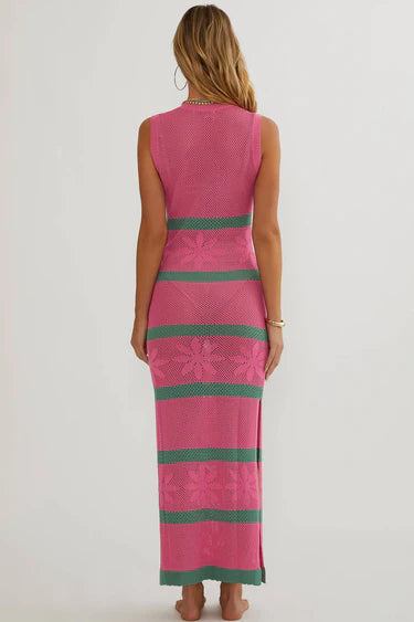 Beach Riot Brigid Dress Raspberry Bloom