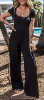 Black High Waisted Jumpsuit Florida Girl Fashion Boutique