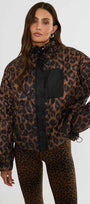Beach Riot Harvie Jacket Caramel Leopard