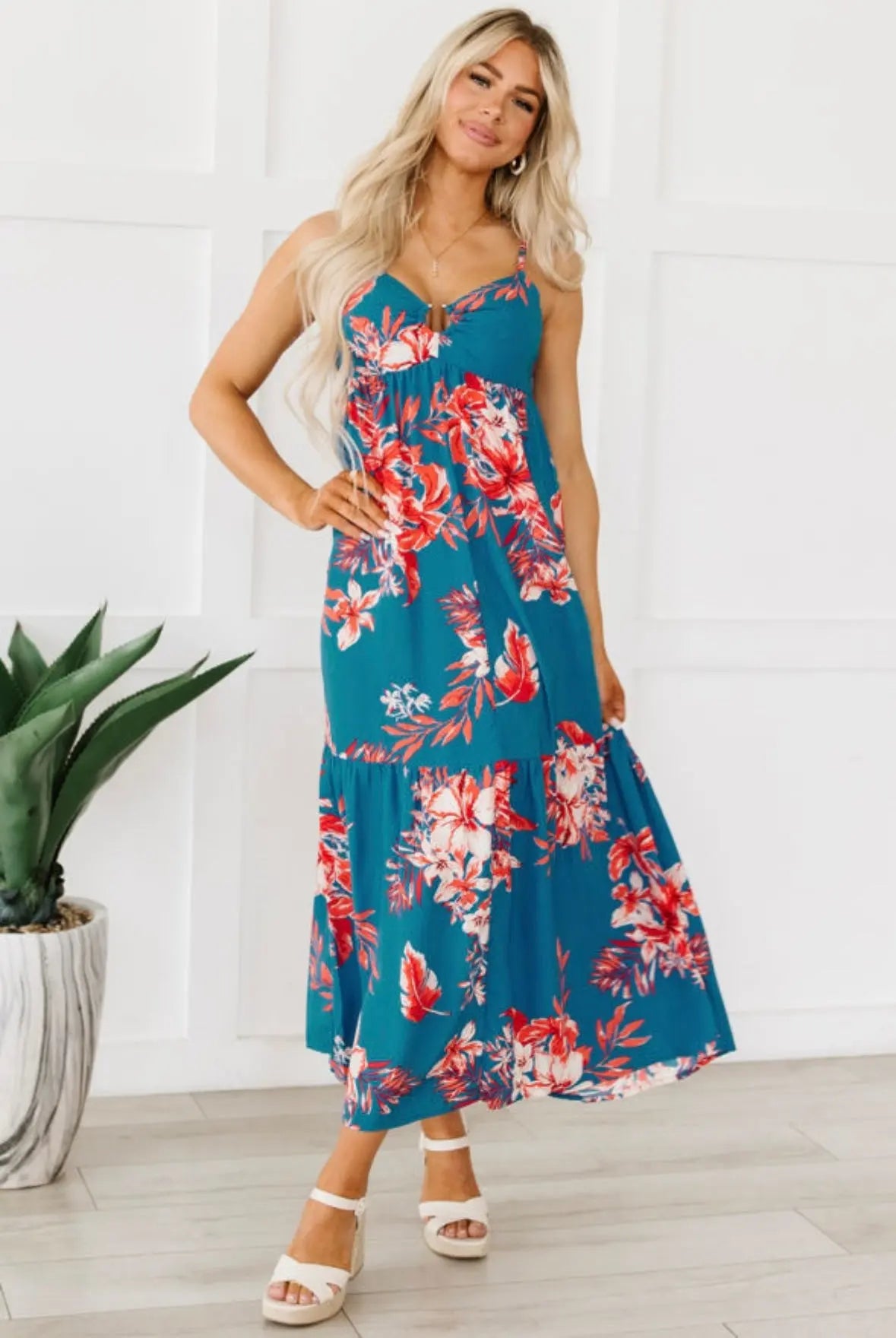 Tropical Maxi Dress Florida Girl Fashion Boutique