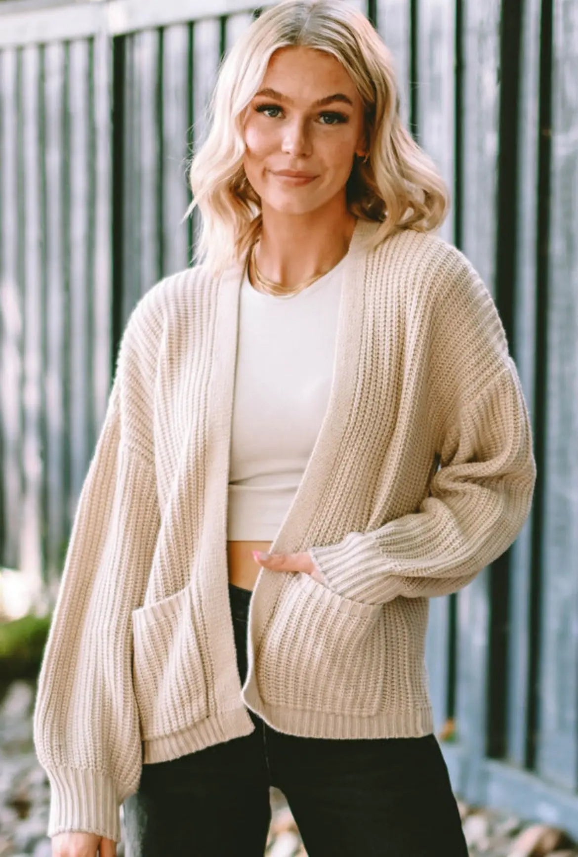 Solid Pocket Cardi Florida Girl Fashion Boutique
