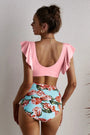Floral Ruffled Bikini Set Florida Girl Fashion Boutique