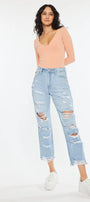 Giovanna High Rise Mom Jeans KanCan USA
