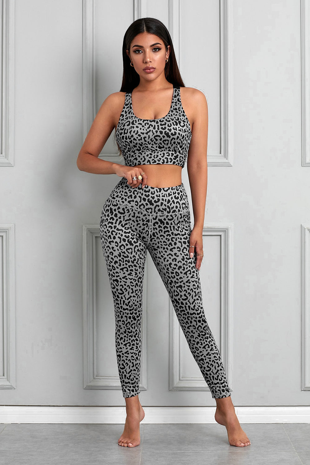 Leopard Athletic Leggings Florida Girl Fashion Boutique