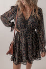 Black Floral Print Mini Florida Girl Fashion Boutique