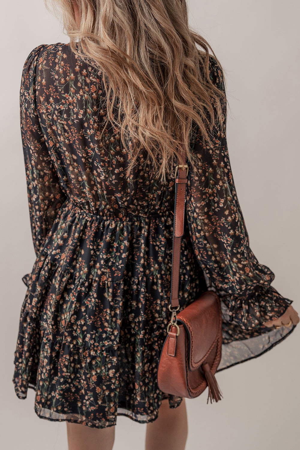Black Floral Print Mini Florida Girl Fashion Boutique