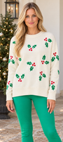 Beach Riot Callie Sweater Frosted Holly