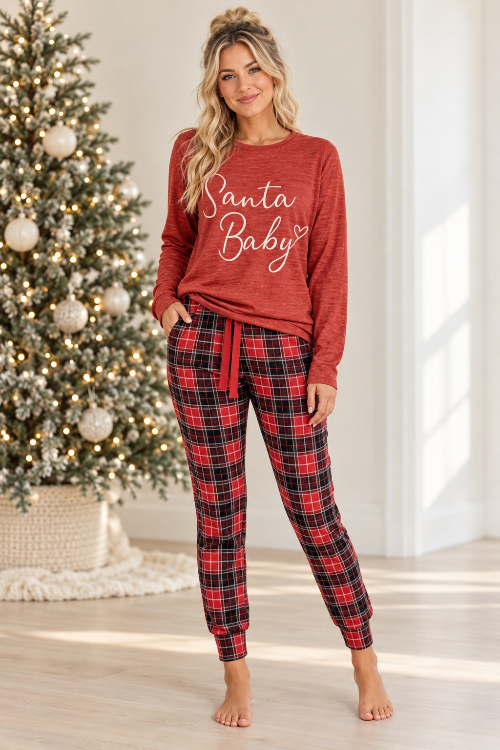 Santa Baby Pj Set
